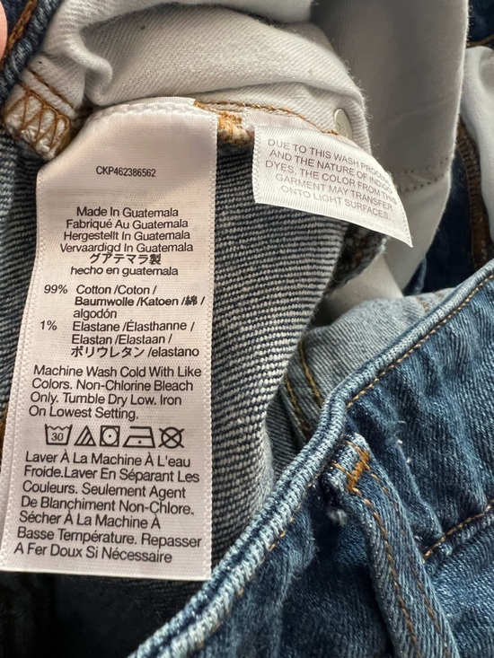 Madewell The Perfect Vintage Straight Jeans in a classic blue wash Size 16W - Picture 6 of 6